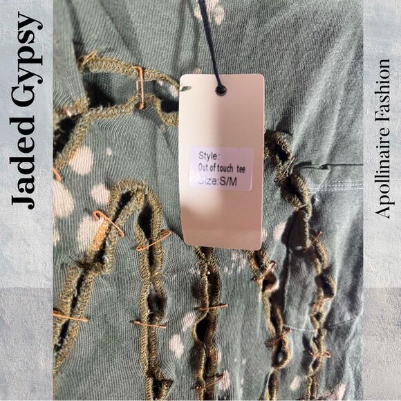 Jaded Gypsy Ot of Touch T-Shirt size S/M NWT - Picture 7 of 7